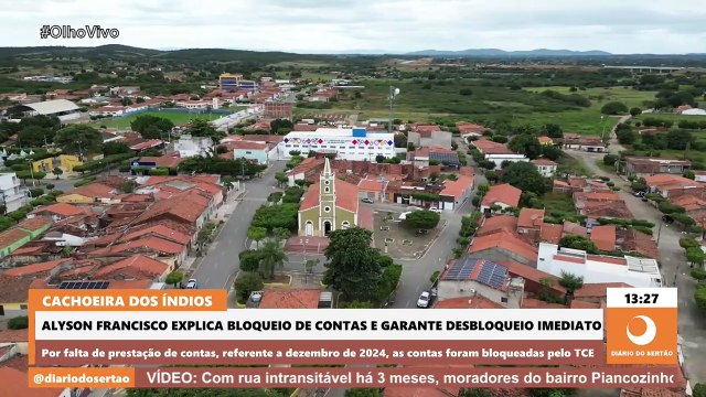 Prefeito de Cachoeira dos Índios desbloqueia contas e anuncia que fará ‘feedback’ de 100