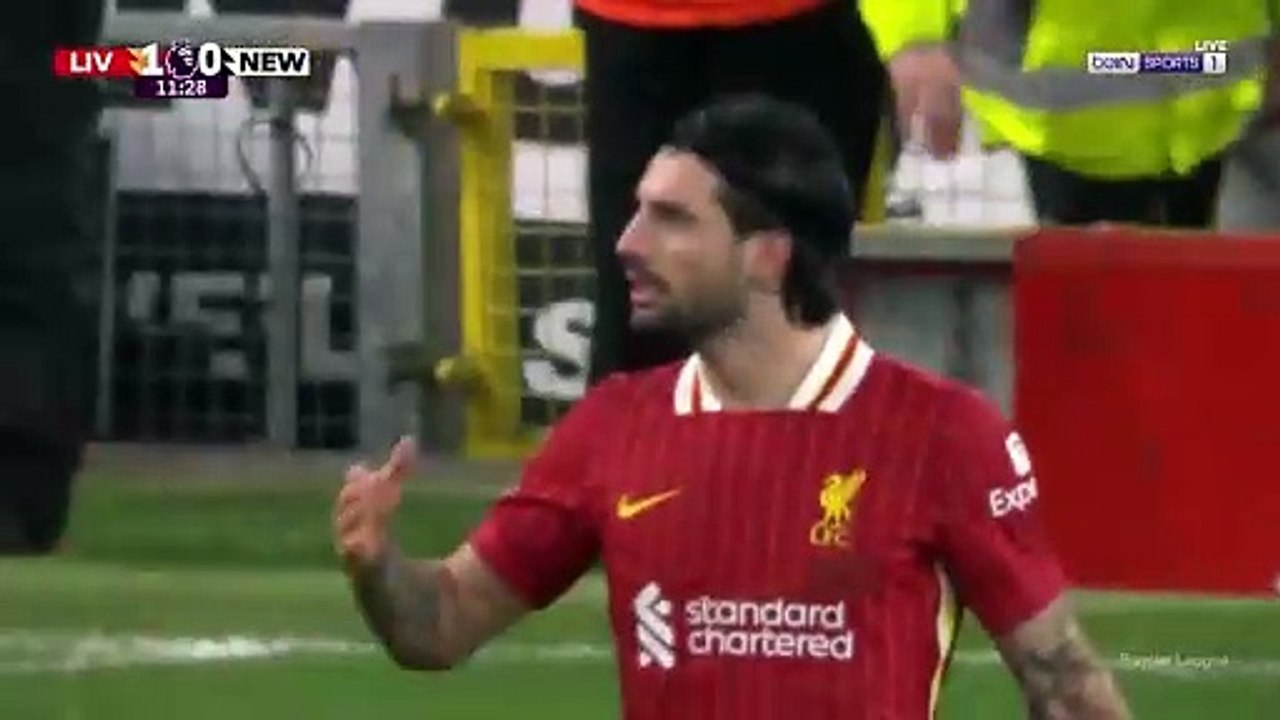 اهداف مباراة ليفربول ونيوكاسل 2 -0 الدوري الانج...