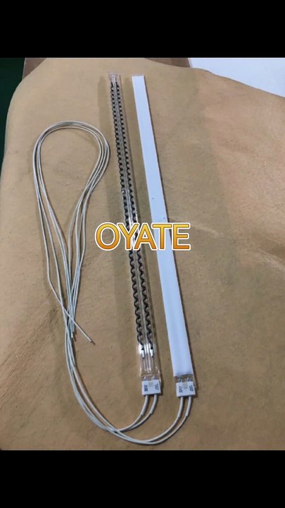 845mm 230v 2000w twin tube carbon fiber heat lamps quartz infrared lamp