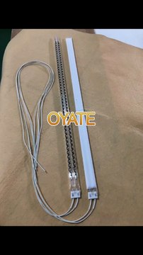 845mm 230v 2000w twin tube carbon fiber heat lamps quartz infrared lamp