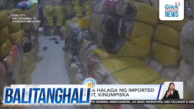 Mahigit P750,000 na halaga ng imported ukay-ukay na damit, kinumpiska | Balitanghali