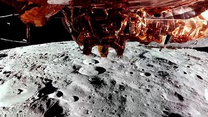 Whoa! See Blue Ghost's amazing view of the moon from 62 miles up