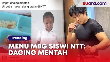 Dapat Daging Mentah, Menu Makan Bergizi Gratis Siswi di NTT Bikin Publik Geram: Kasih ke Azka Pasti Dimakan
