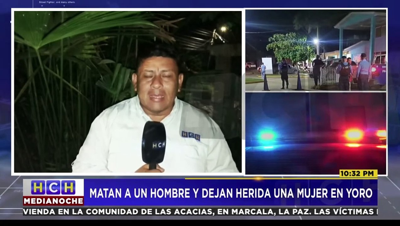 De varios impactos de bala le quitan la vida a un hombre y dejan herida a una mujer en Yoro