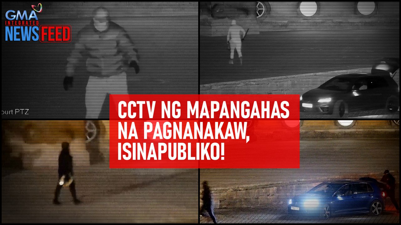 CCTV ng mapangahas na pagnanakaw, isinapubliko! | GMA Integrated Newsfeed