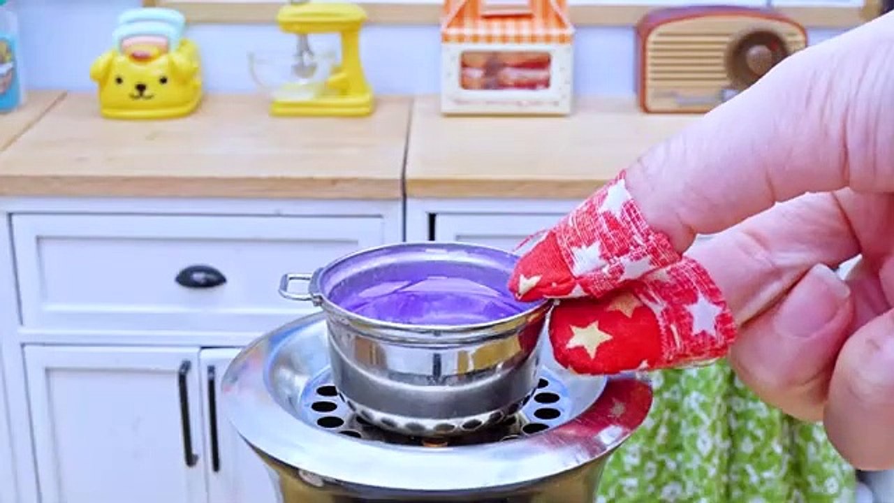 Amazing Chocolate Cake Dessert _ Satisfying Mini Rainbow Chocolate Cake Recipe _