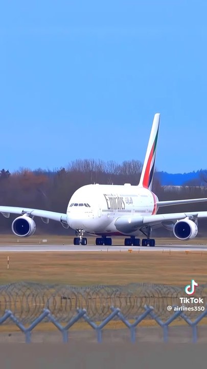 Plane take off video