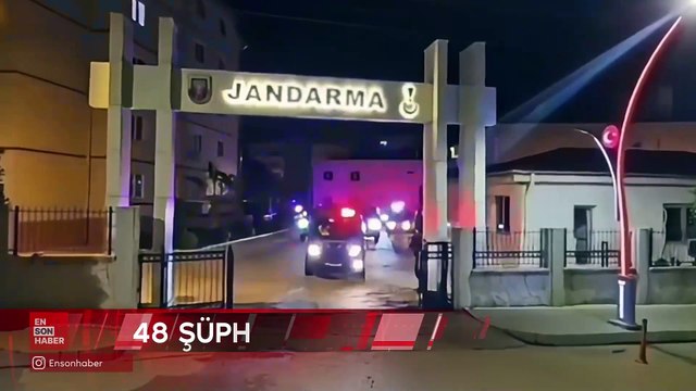 7 ilde 8 ayrı organize suç örgütüne operasyon: 63 şüpheli yakalandı