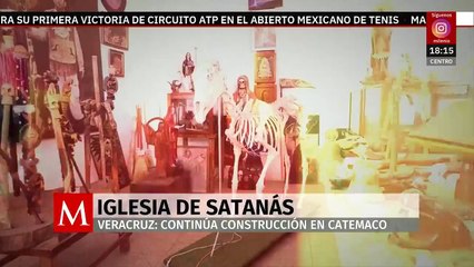 Continúa la polémica construcción de la iglesia de satanás en Veracruz