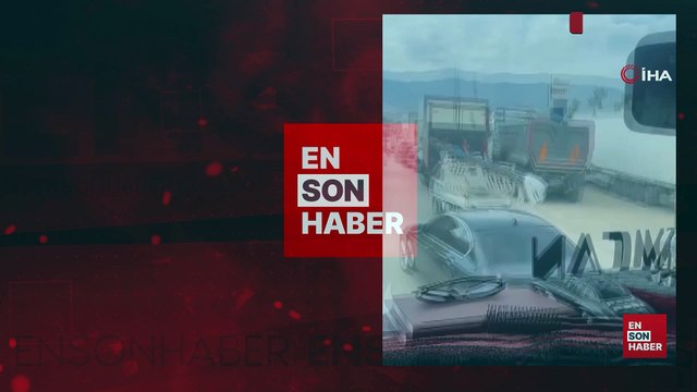 Hatay'da ambulans trafikte ilerlemekte güçlük çekti