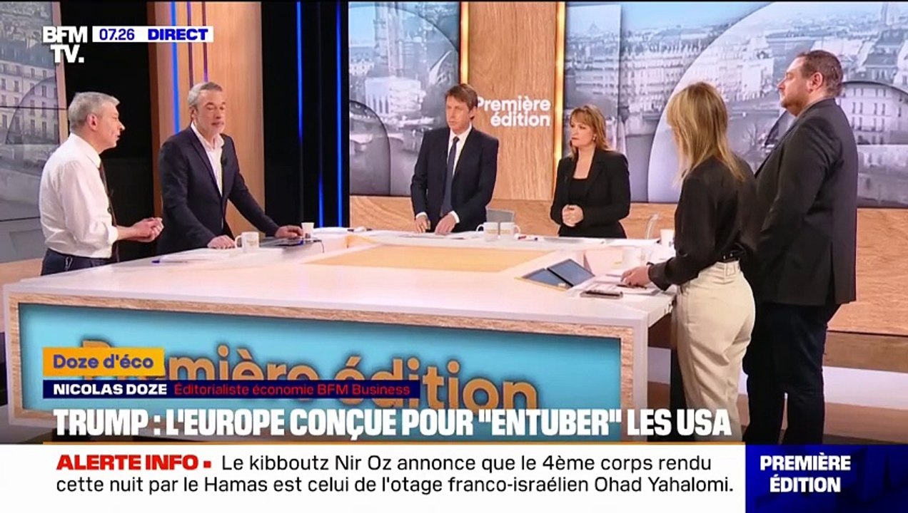 ÉDITO - Droits de douane américains sur les produits européens: "On va négocier. Tout se vend, tout s'achète avec Trump"