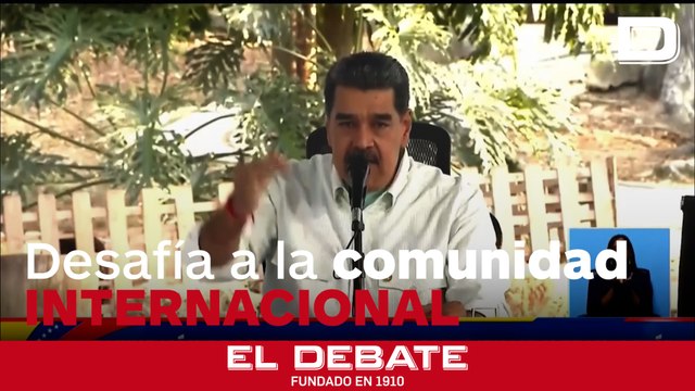 Maduro desafía a la comunidad internacional y asegura que Venezuela no cederá ante las presiones