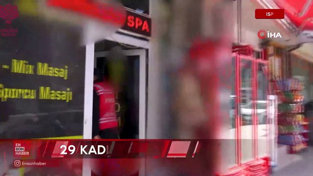 Isparta'da masaj salonlarına fuhuş operasyonu: 10 kişi tutuklandı