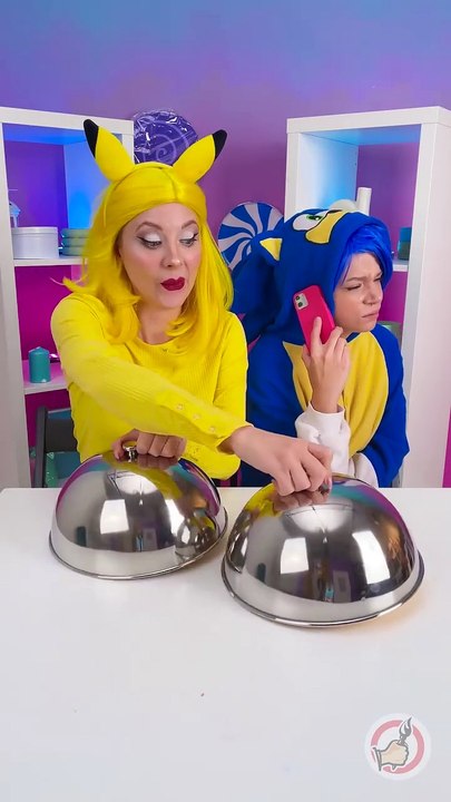 Pikachu vs Sonic Jelly Challenge! 😲 Sonic is Jealous