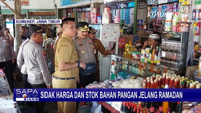 Satgas Pangan Sumenep Sidak Harga dan Stok Bahan Pangan Jelang Puasa | PERSIAPAN RAMADAN
