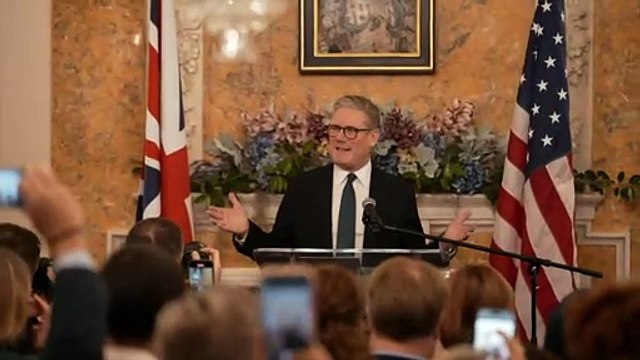 Starmer jokes during speech at Ambassador’s reception
