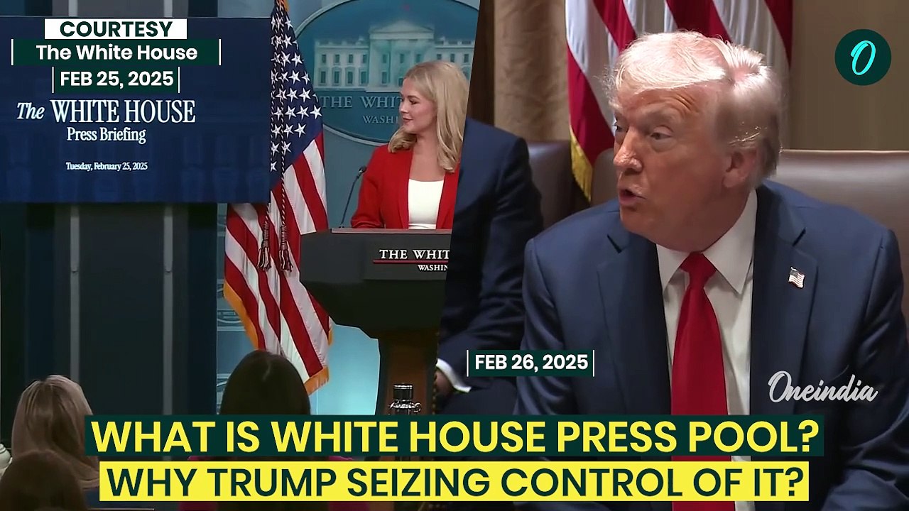 U.S White House Kicks Out Reuters Reporter |Journalists' Foul Cry Karoline Leavitt seizes Press Pool