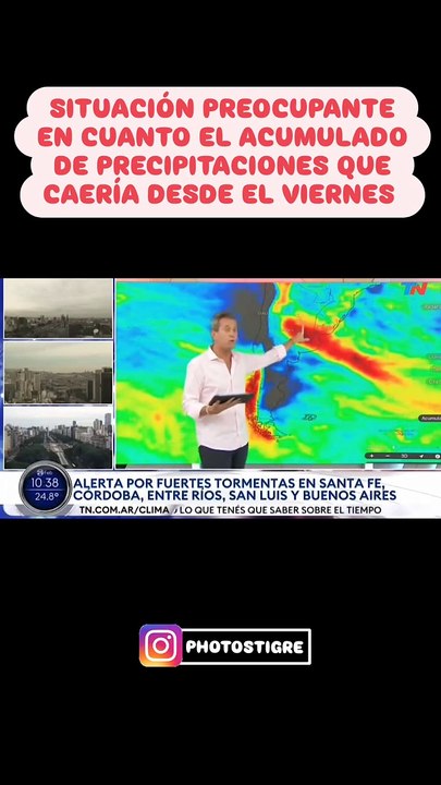 Alerta Meteorológica por lluvias en el AMBA - Matías Bertolotti