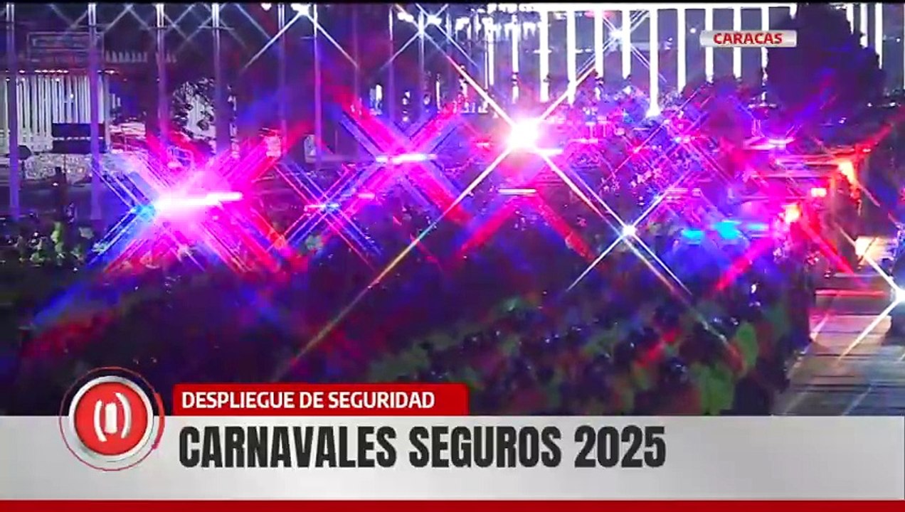 Vpdte. Sec. Diosdado Cabello encabeza despliegue de seguridad Carnavales Seguros 2025