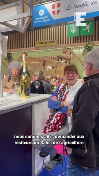 Salon de l'agriculture : les visiteurs nous disent ce qui, pour eux, fait un bon champagne