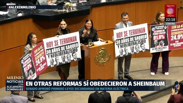 Senado aprueba leyes secundarias que refuerzan a Pemex y CFE en respuesta a iniciativa de Sheinbaum