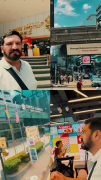 Stepping out of the hostel, ready to explore Kuala Lumpur's vibrant streets and hidden gems! 🌆✨