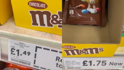 Shopper spots chocolate "shrinkflation"