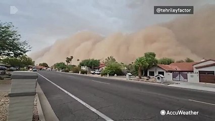 Massive dust storm swallows Arizona cities
