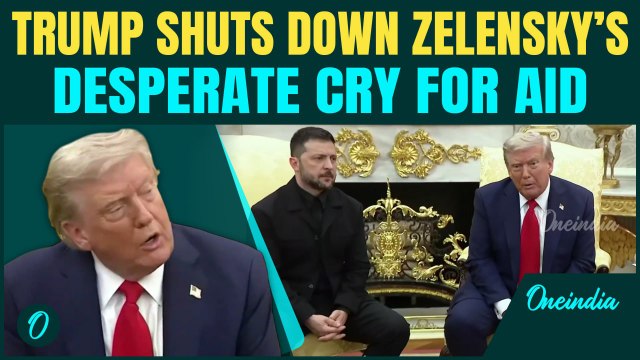 Trump ROASTS Zelensky, Calls Him a Salesman Who Looted US|Ukraine Fighting With No Money, No Weapons