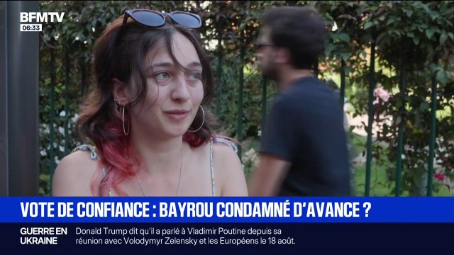 Je pense que c'est assez risqué de sa part : des Français réagissent au vote de confiance sollicité par François Bayrou