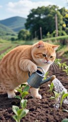 What is the story of orange cat and zebra?🐱🦓