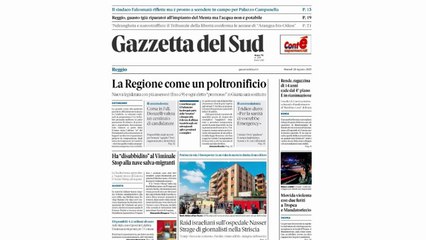 Rassegna stampa 26-08-2025 edizioni Calabria