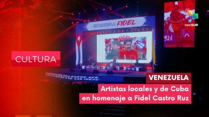 Homenaje a Fidel Castro CULTURA EDICIÓN CENTRAL 22-08-2025