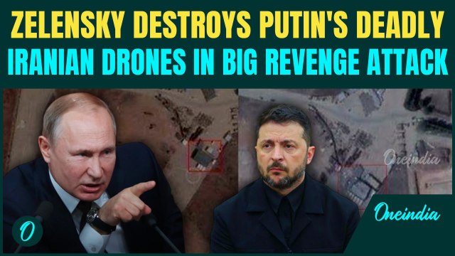 Zelensky BOMBS Russian Drone Base in BIG Revenge Attack; Putin's War Arsenal in Crimea WIPED OUT!