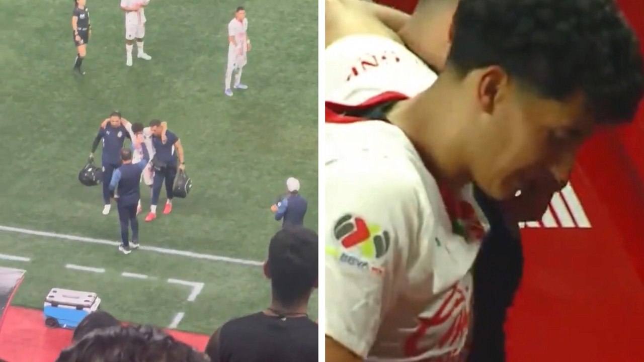 Richy Ledezma sale lesionado en los primeros minutos contra Xolos, ¿Maldición en Chivas?