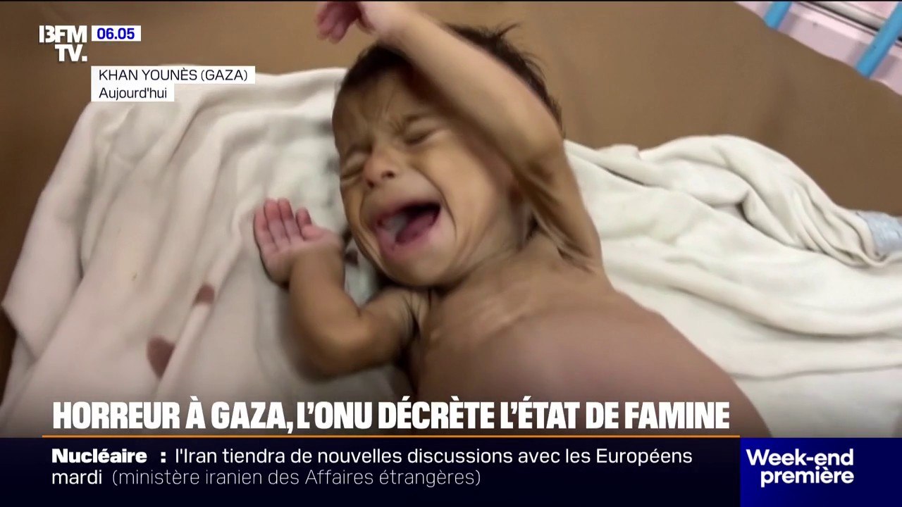 L'ONU a officiellement reconnu la famine dans la bande de Gaza, une décision inédite au Moyen-Orient