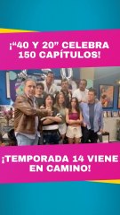 “40 y 20” celebra 150 capítulos y ya graba la temporada 14 con Gustavo Loza