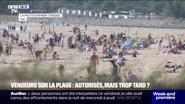 Vendeurs ambulants sur la plage: ils sont de retour pour vendre à nouveau chouchou et beignet