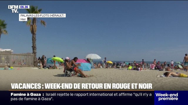 C'est la fin des vacances d'été: les vacanciers profitent de la météo clémente