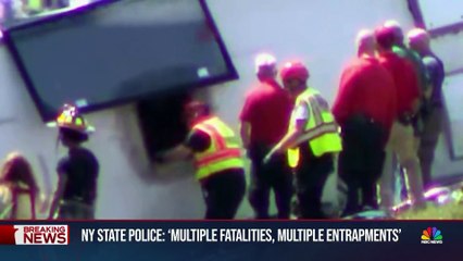 USA : Un autocar transportant une cinquantaine de touristes, parmi lesquels des enfants, s'est renversé cette nuit sur une autoroute du nord de l'État de New York