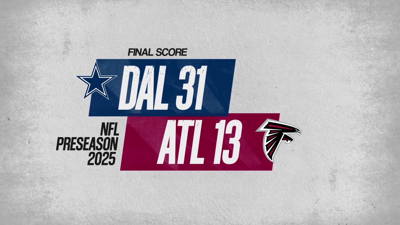 Cowboys Beat Falcons 31-13 | Milton Throws & Runs for TDs | Preseason Finale Highlights
