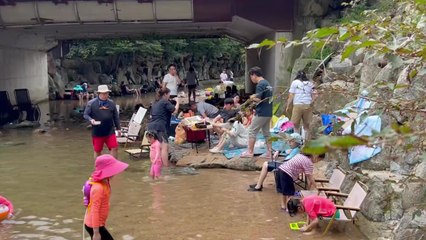 [날씨] '처서'인데 36℃ 폭염, 계곡 '북적'...무더위 계속 / YTN