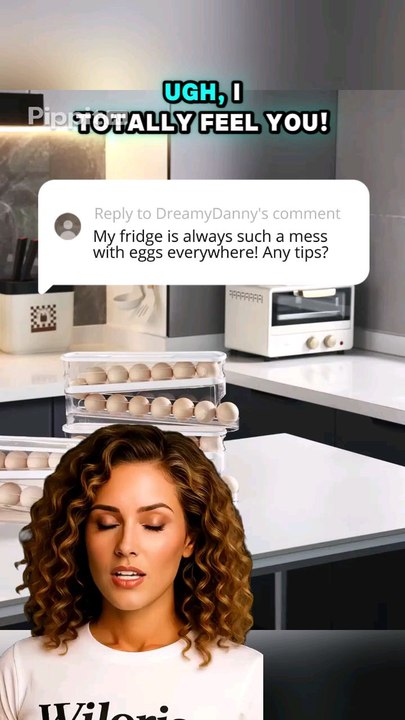 Wiloria | Automatic Rolling Egg Holder – Space-Saving Fridge Organizer (12–14 Eggs).Visit Wiloria.com