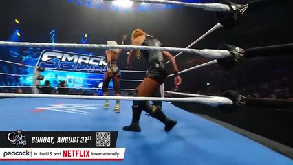 WWE SMACKDAWN 22 AUGUEST 2025 TIFFANY STRATTON & JADE CARGILL VS NIA JAX & BECKY LYNCH FULL MATCH