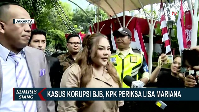 Usai RK, Lisa Mariana Diperiksa KPK Terkait Kasus Dugaan Korupsi Iklan di Bank BJB | KOMPAS SIANG