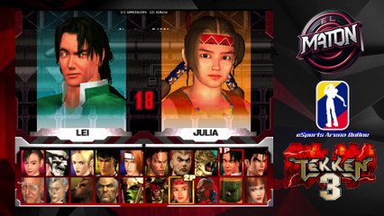 Tekken 3 • Luchas en linea • "ESPECIALISTA" vs "ElMaton" •  #casualplay  #onlinevs #ft5 (2025/08/18)