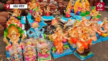 आंध्र प्रदेश के विजयवाड़ा में पर्यावरण के अनुकूल 72 फुट ऊंची गणपति की प्रतिमा, देखें वीडियो