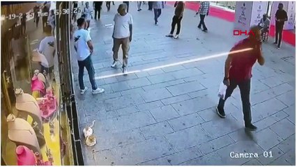 Esnafın maskotu: Kızgın Muhtar! Bu defa da köpeğe saldırdı