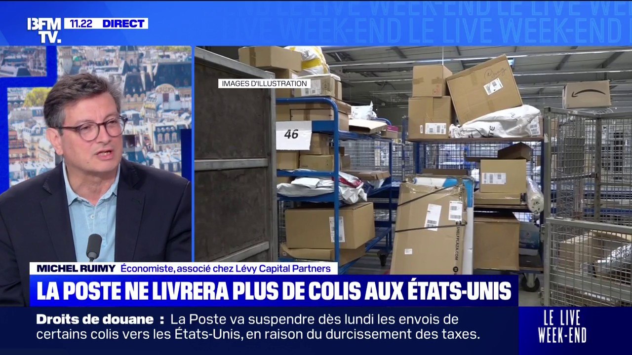 La Poste ne livrera plus de colis aux États-Unis: "L'image que donne La Poste, c'est une grande désorganisation", observe Michel Ruimy, économiste