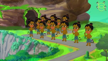 Monkey Man Moral Story in English | Kids Story with Moral | English Cartoon Story